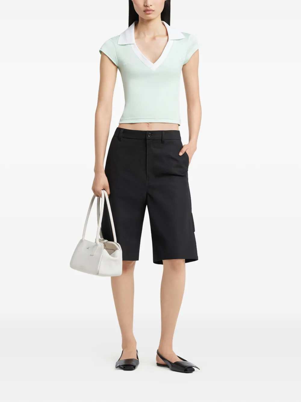 Courreges Women V-Neck T-Shirt COURREGES
