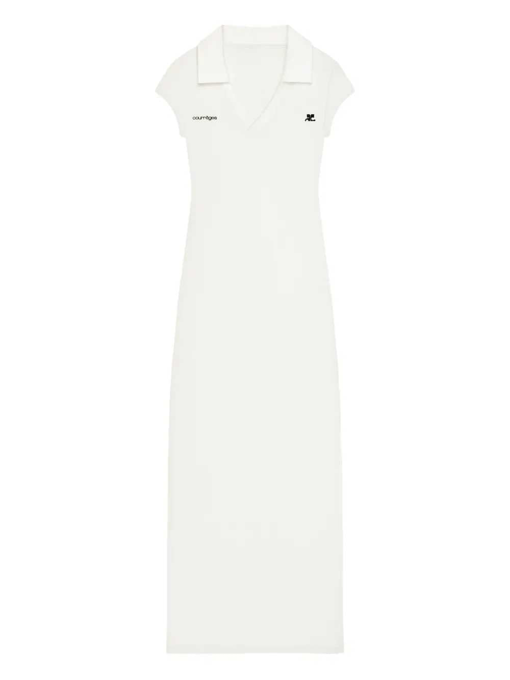 Courreges Women Long Dress With Logo COURREGES