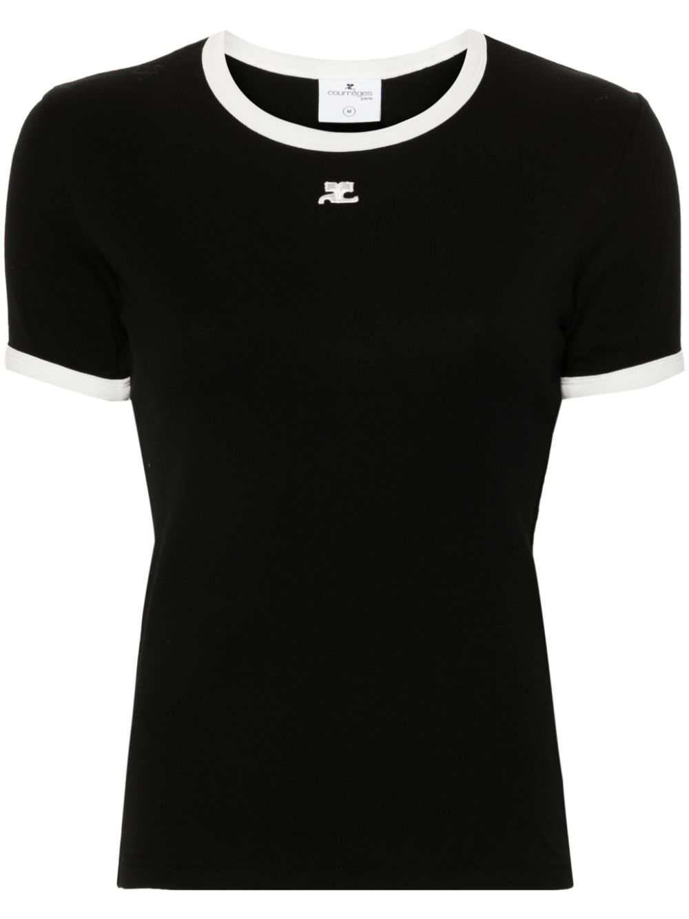 Courreges Women T-Shirt With Application COURREGES