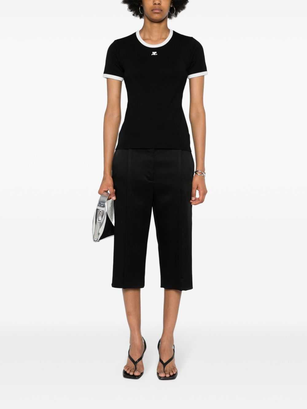 Courreges Women T-Shirt With Application COURREGES