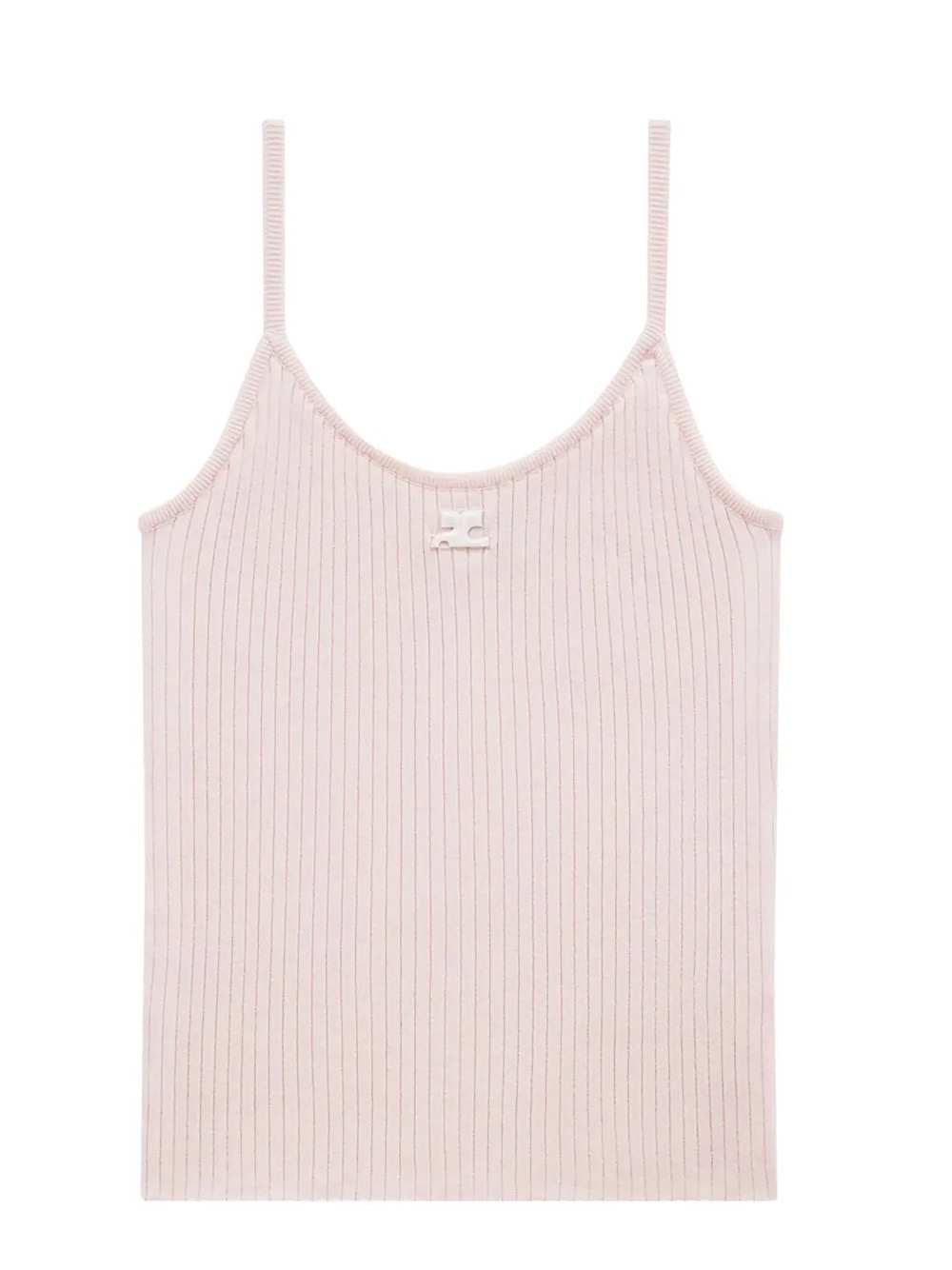 Courreges Women Ribbed Top COURREGES