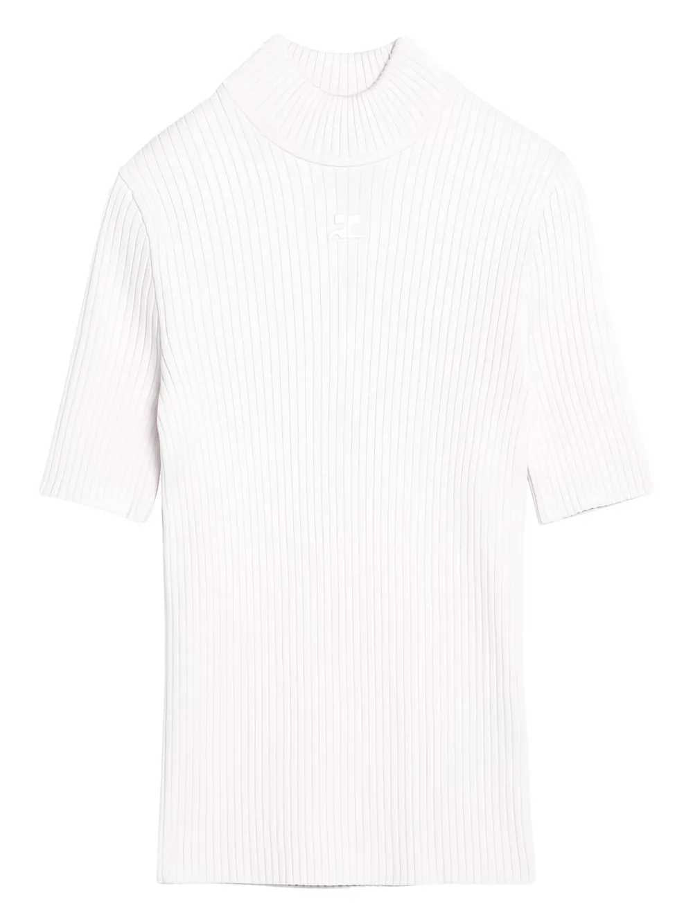 Courreges Women Reedition Ribbed Sweater COURREGES