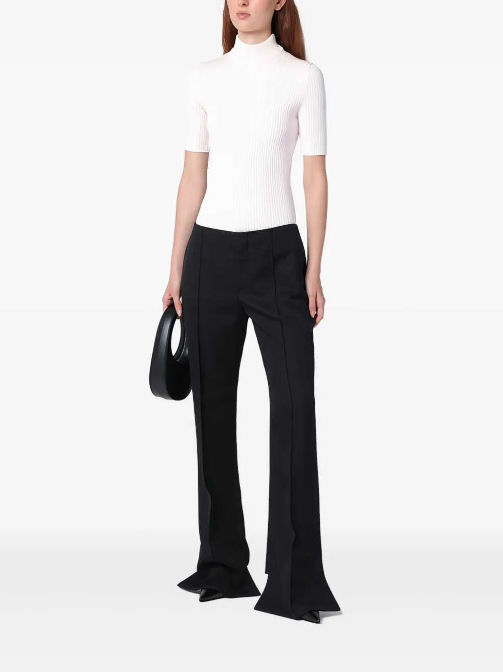 Courreges Women Reedition Ribbed Sweater COURREGES