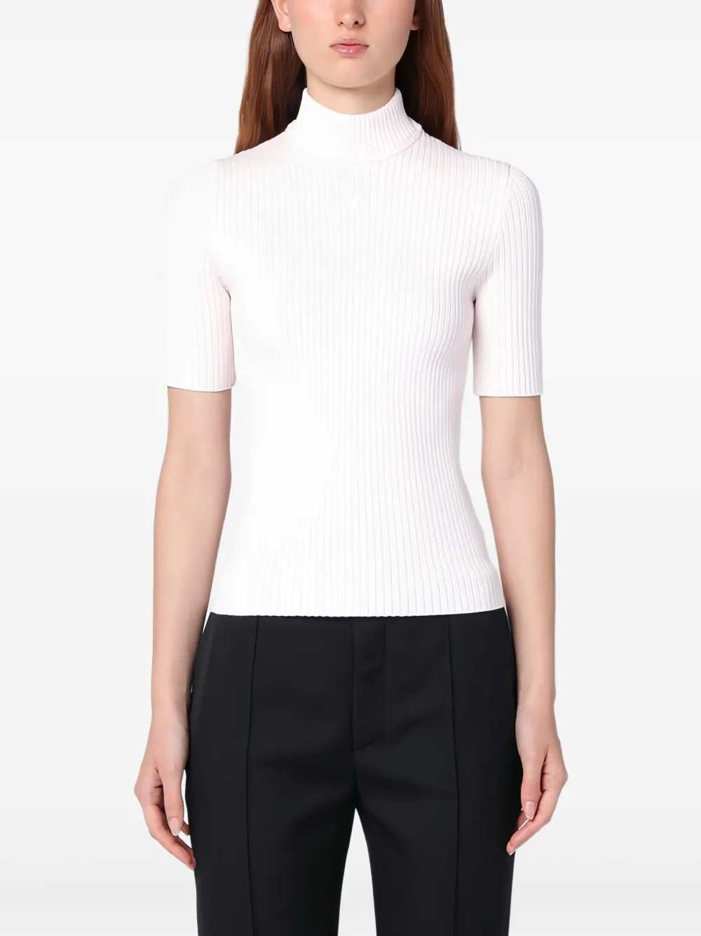 Courreges Women Reedition Ribbed Sweater COURREGES