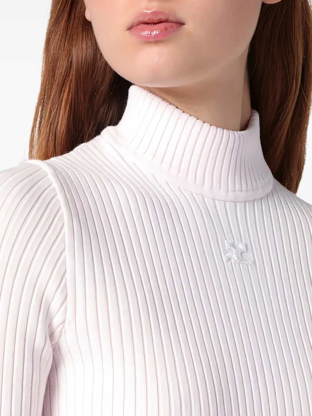 Courreges Women Reedition Ribbed Sweater COURREGES