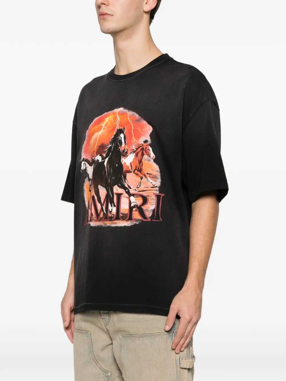 Amiri Men Plains Printed T-Shirt AMIRI