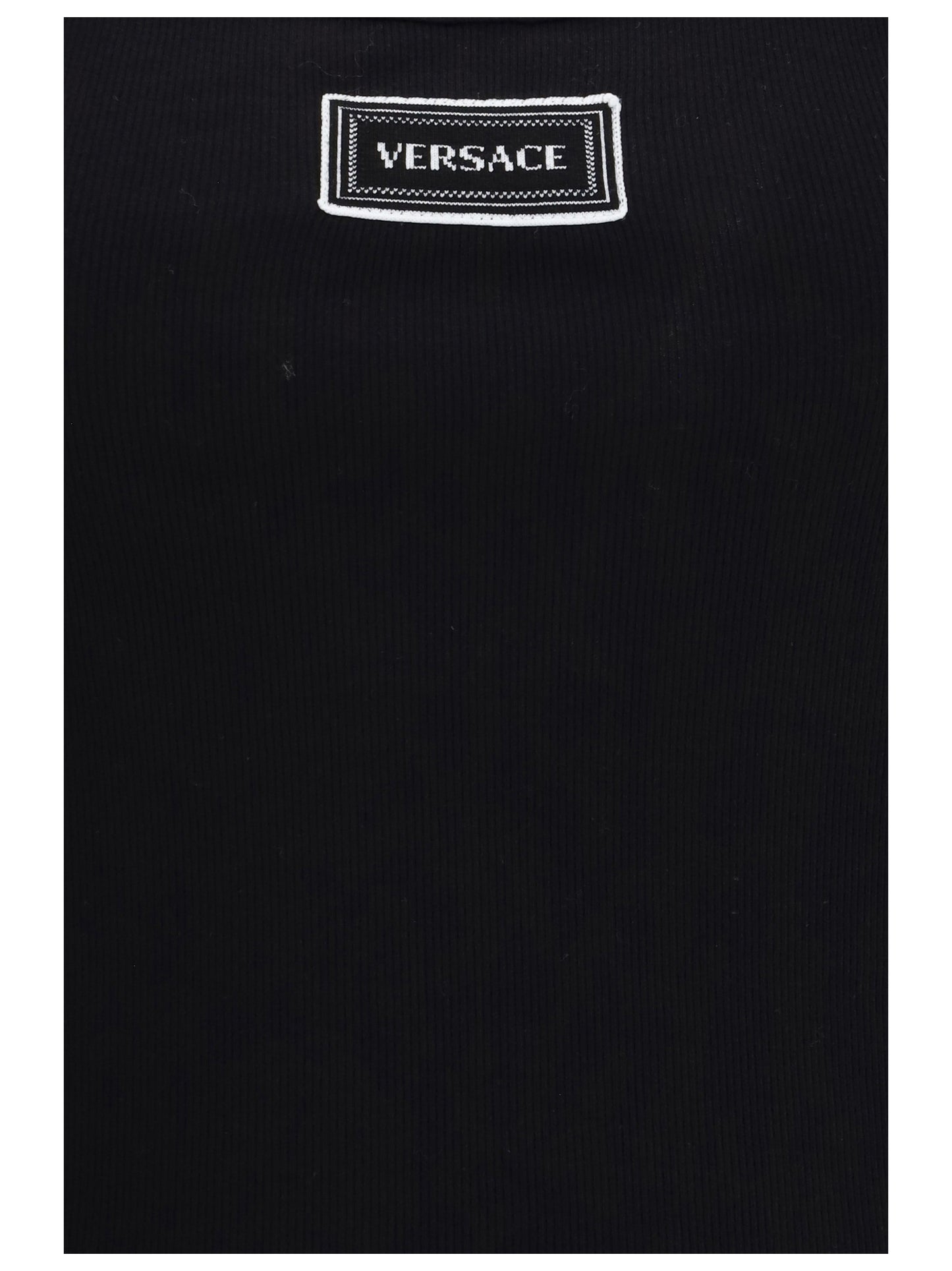 Versace Women Tank Top In Cotton Rib Stretch VERSACE