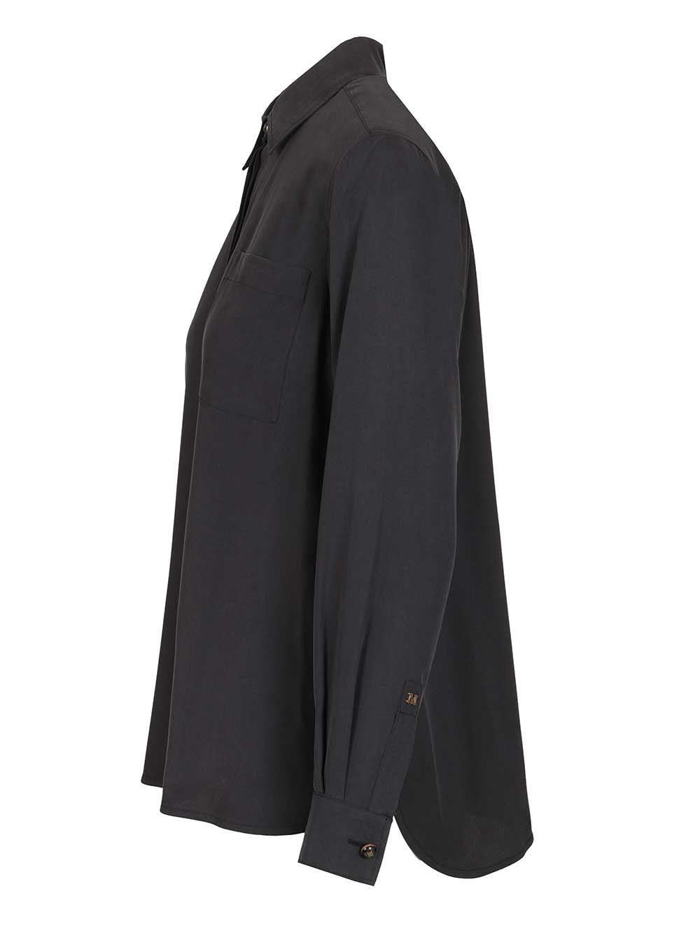 Max Mara Women Siamese Shirt In Washed Silk MAX MARA