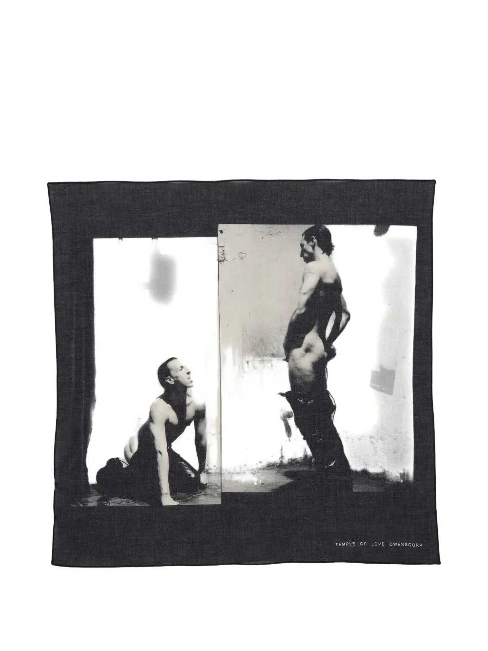 Rick Owens Drkshdw Men Scarf With Graphic Details RICK OWENS