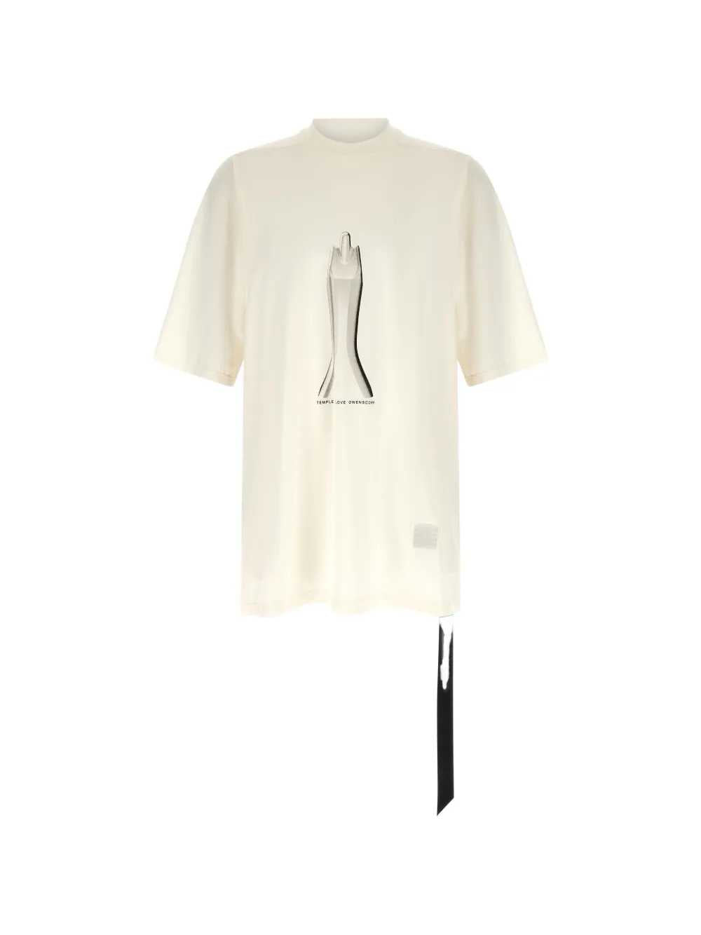 Rick Owens Drkshdw Men Jumbo Printed T-Shirt RICK OWENS