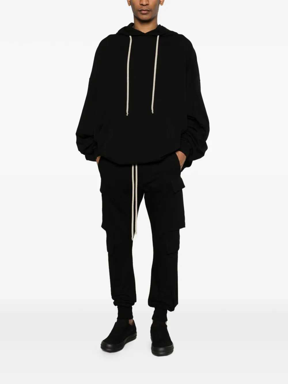 Rick Owens Drkshdw Men T-Shirt - Hun Hoodie RICK OWENS