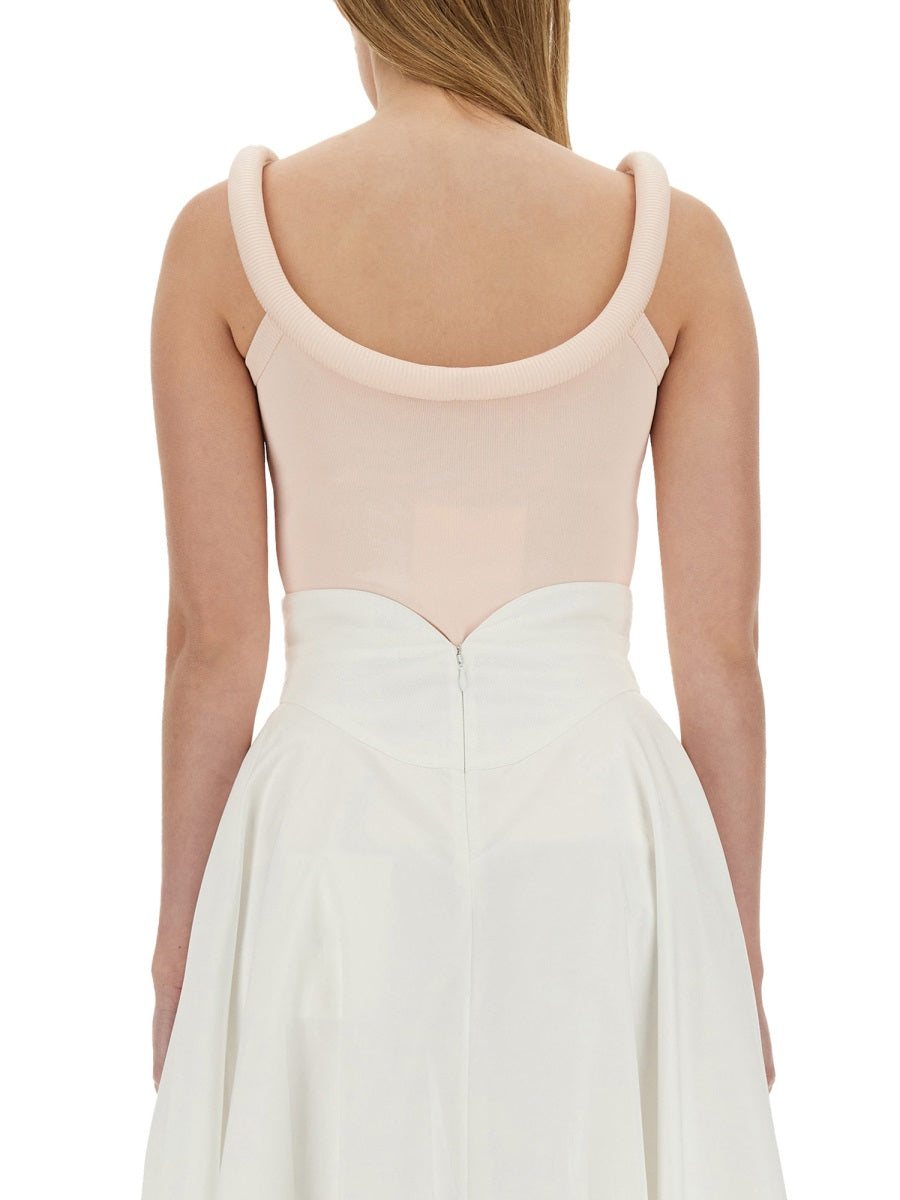 Alexander Mcqueen Women Tops With Logo ALEXANDER MCQUEEN