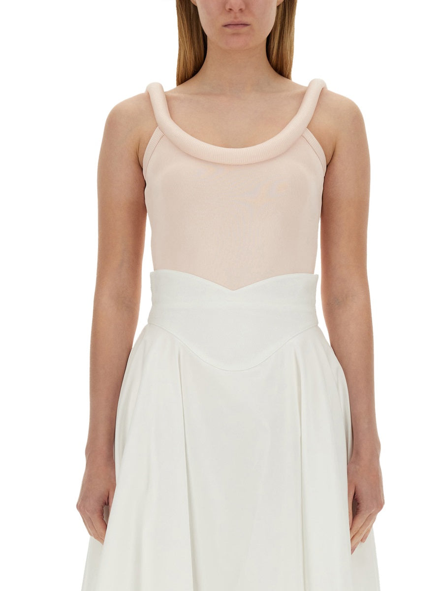Alexander Mcqueen Women Tops With Logo ALEXANDER MCQUEEN