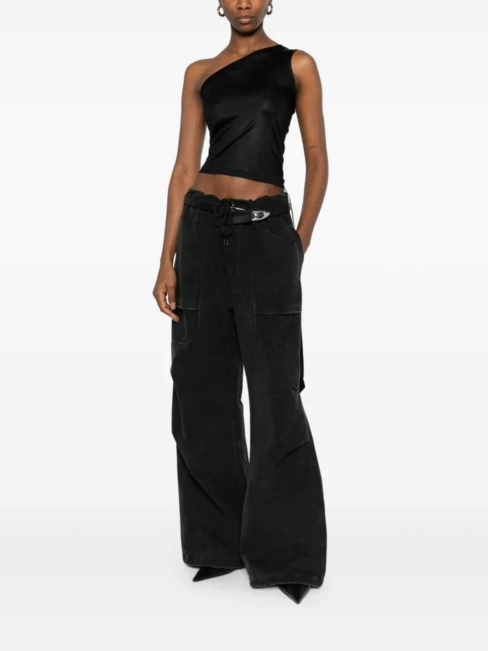 Rick Owens Drkshdw Women One-Shoulder Top RICK OWENS