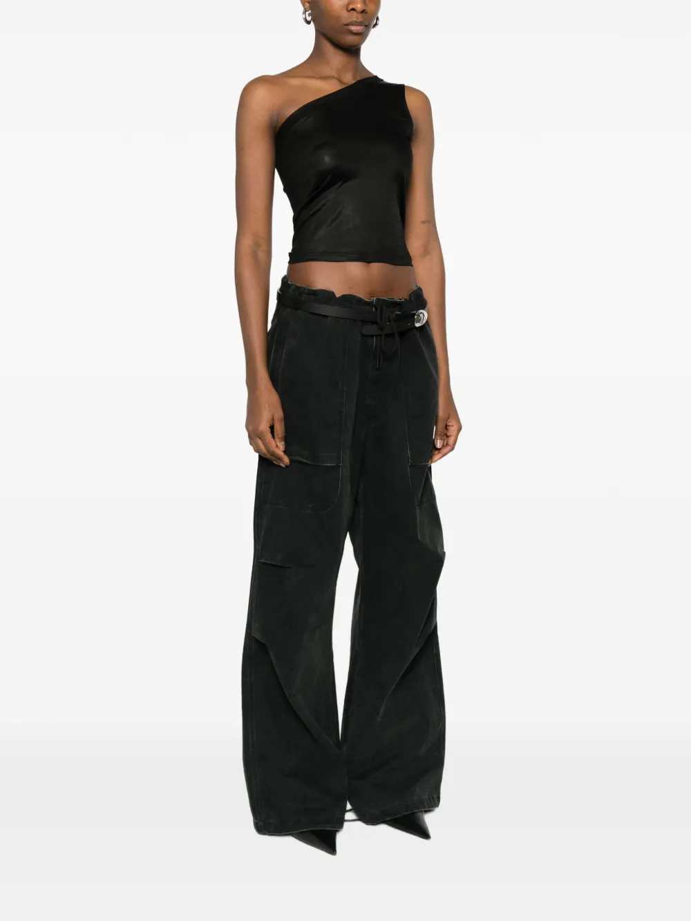 Rick Owens Drkshdw Women One-Shoulder Top RICK OWENS