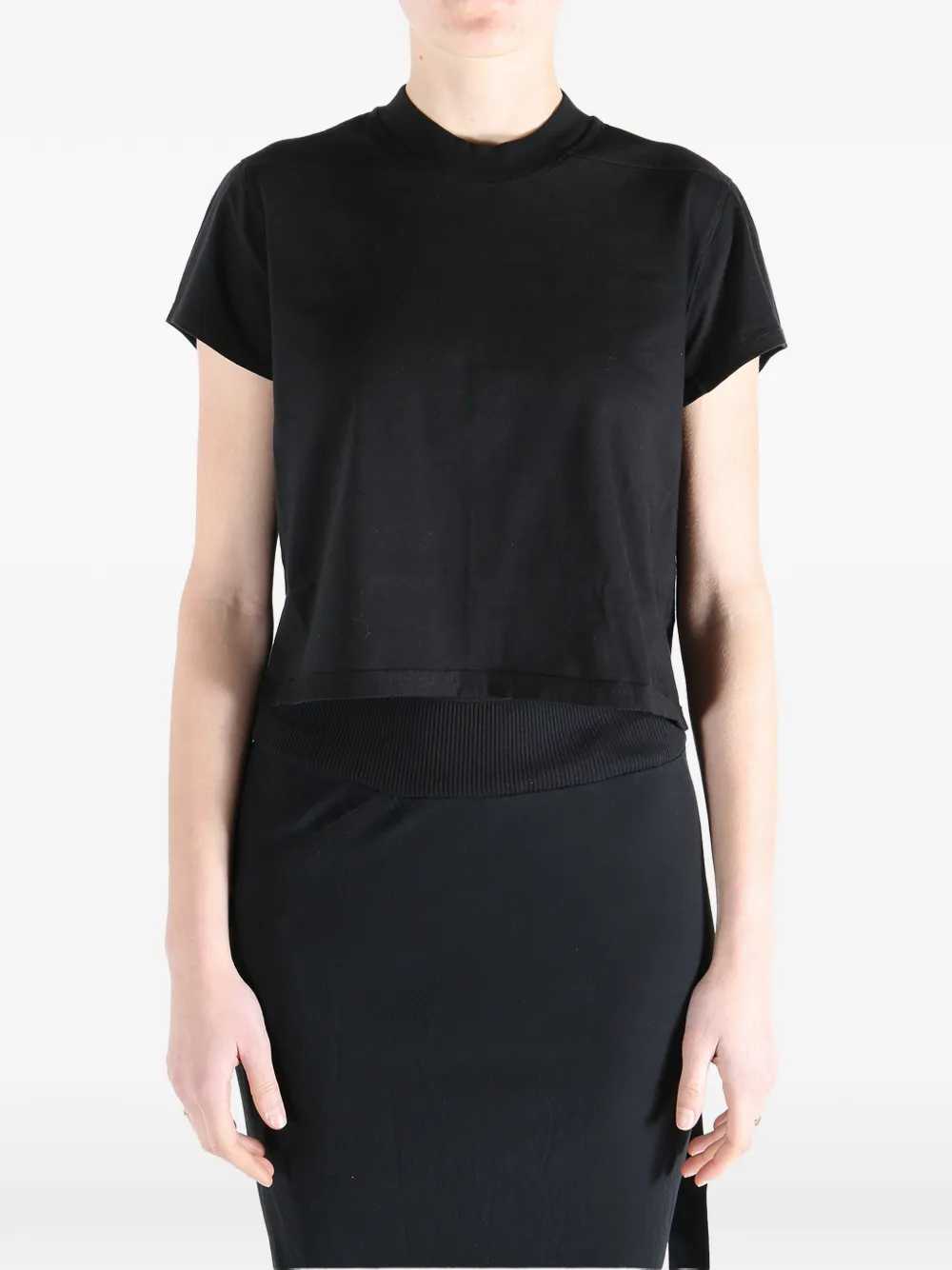 Rick Owens Drkshdw Women Ribbed Neckline T-Shirt RICK OWENS