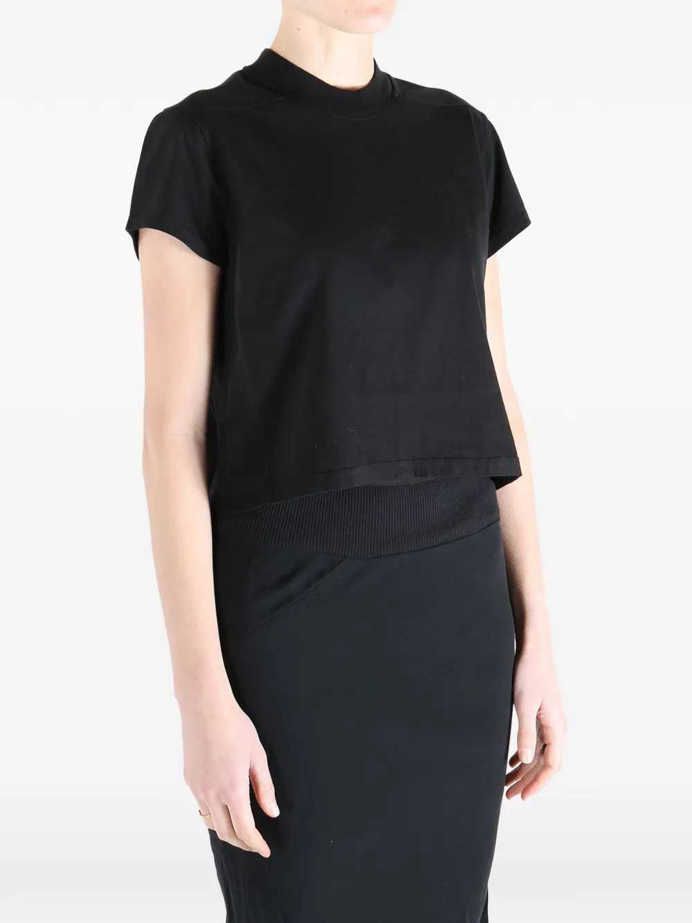 Rick Owens Drkshdw Women Ribbed Neckline T-Shirt RICK OWENS
