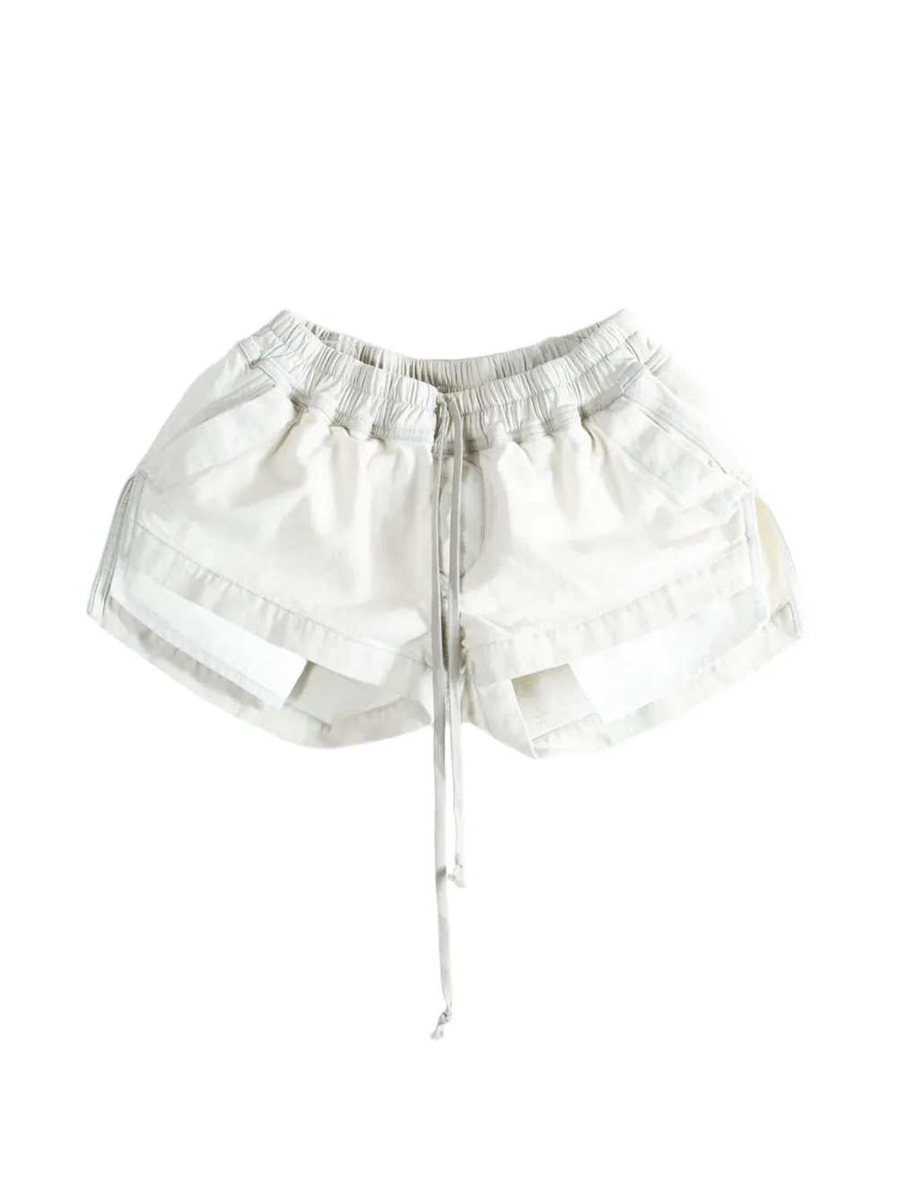 Rick Owens Drkshdw Women Mist-Colored Drawstring Shorts RICK OWENS