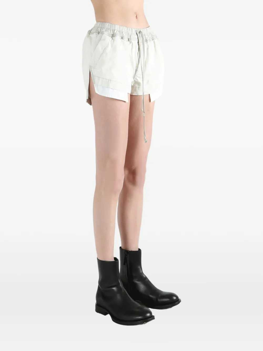 Rick Owens Drkshdw Women Mist-Colored Drawstring Shorts RICK OWENS