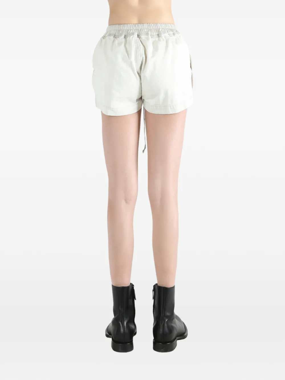 Rick Owens Drkshdw Women Mist-Colored Drawstring Shorts RICK OWENS