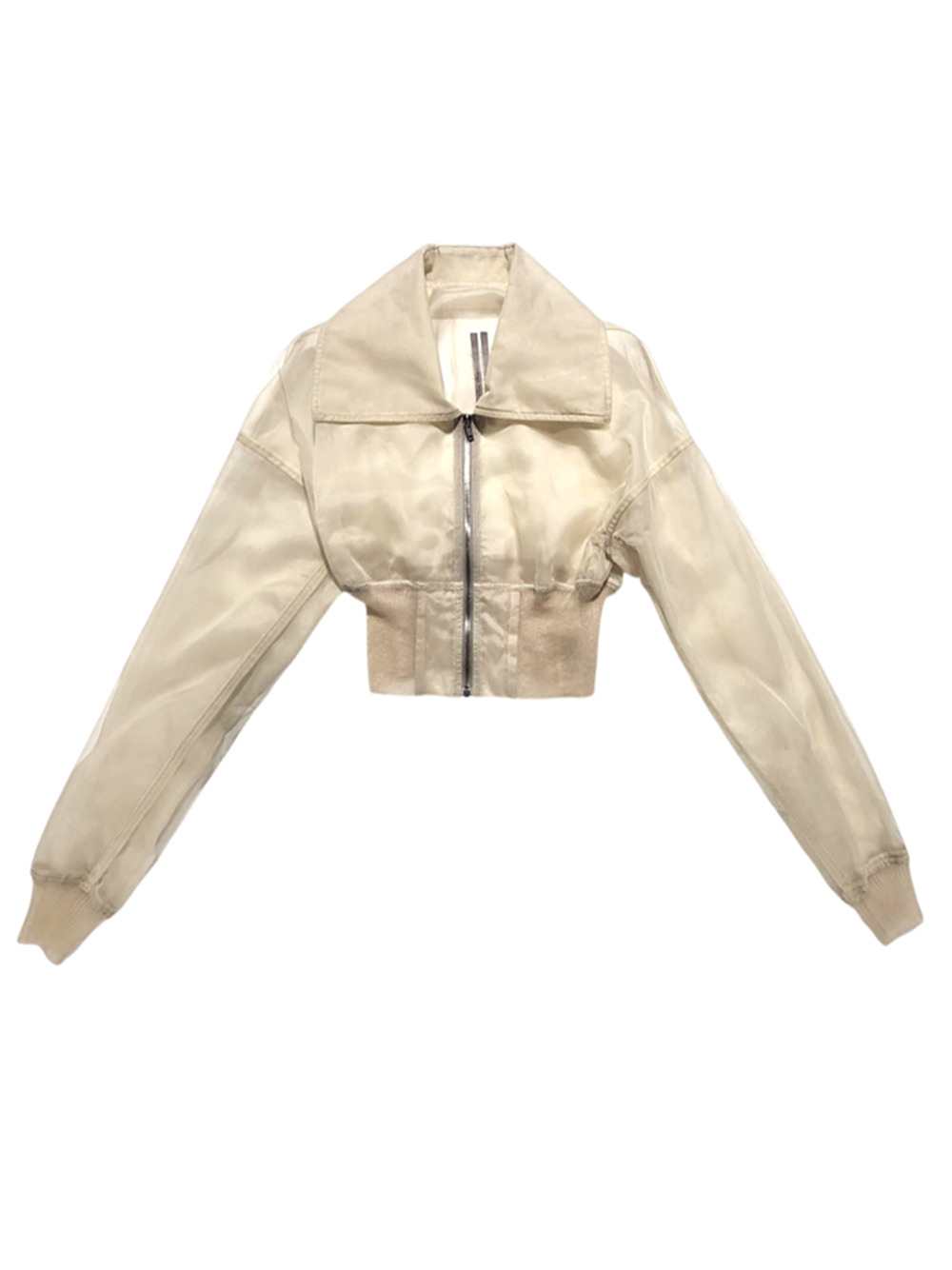 Rick Owens Women Short Jacket With Sheer Finish RICK OWENS