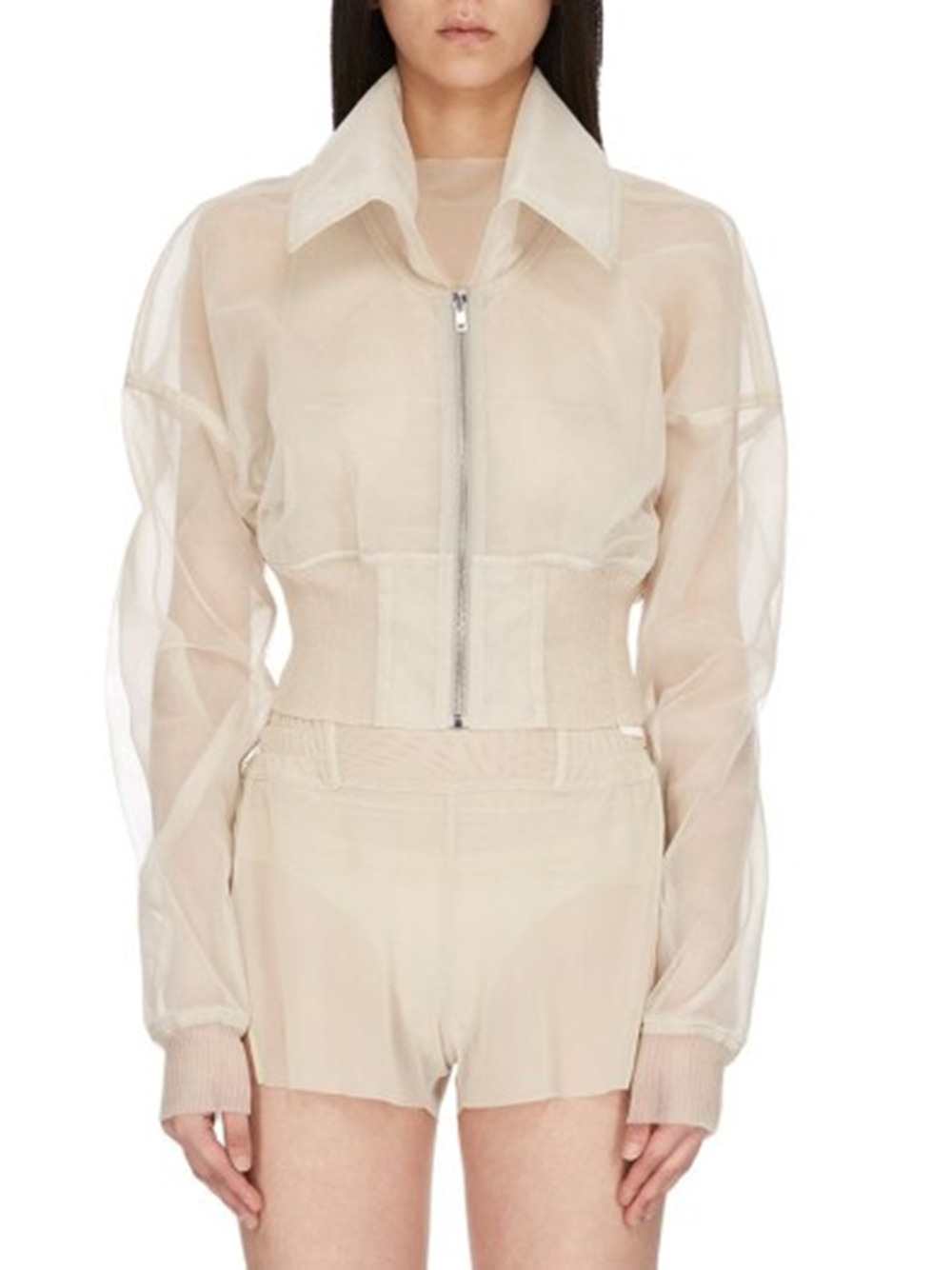 Rick Owens Women Short Jacket With Sheer Finish RICK OWENS