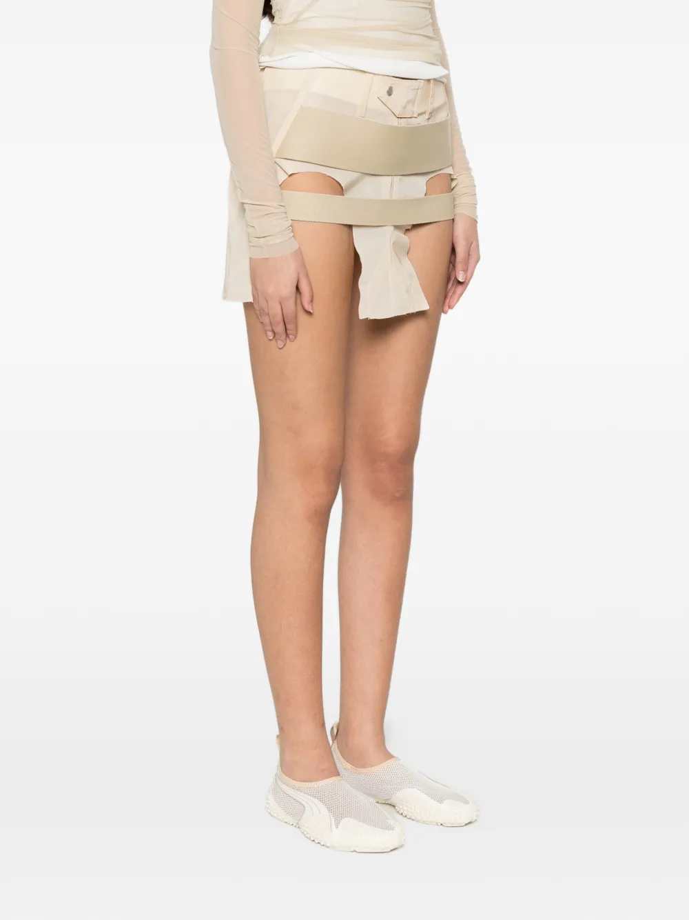 Rick Owens Women Skirt With Layered Straps And Temple Cutout RICK OWENS