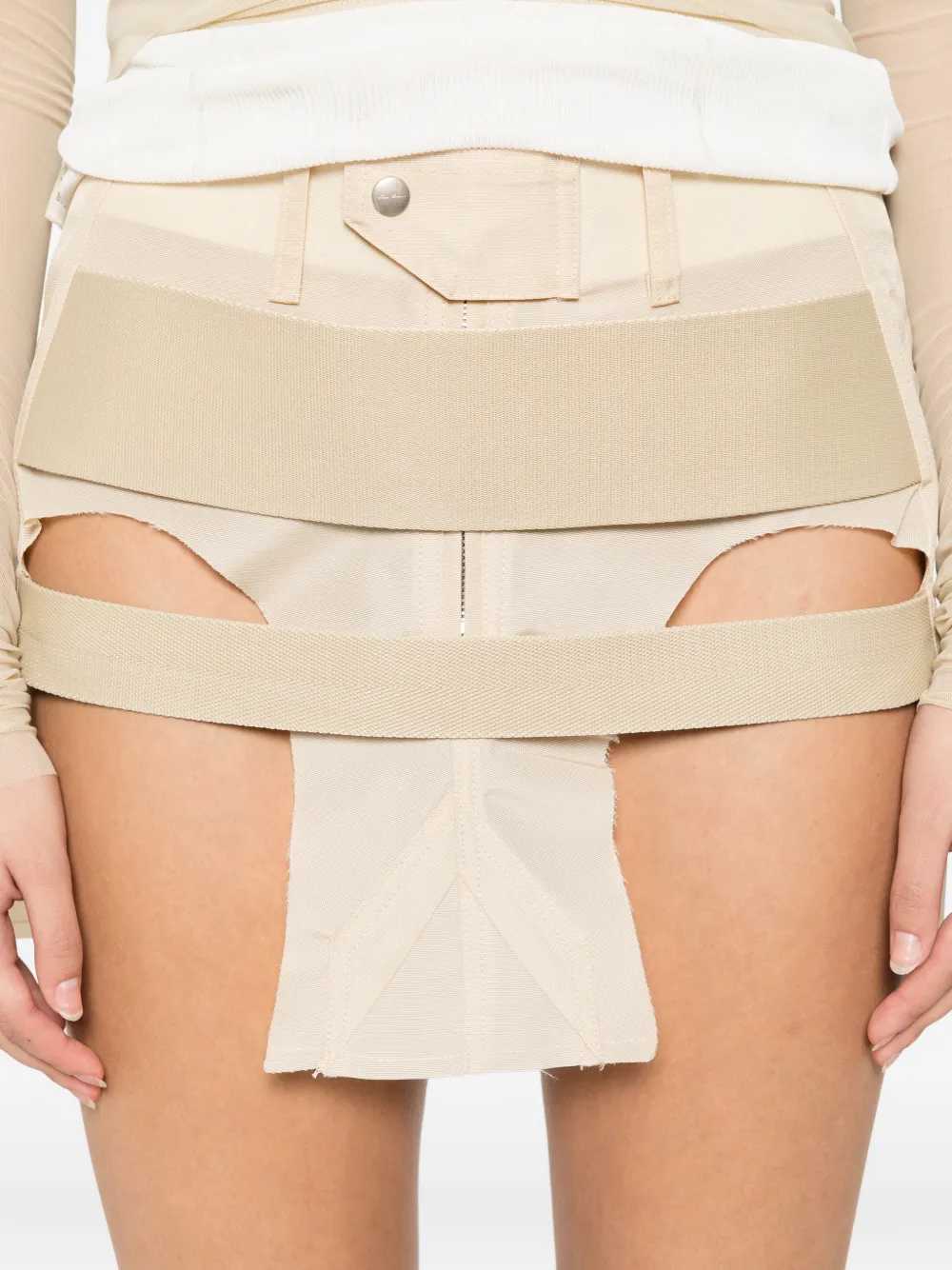 Rick Owens Women Skirt With Layered Straps And Temple Cutout RICK OWENS