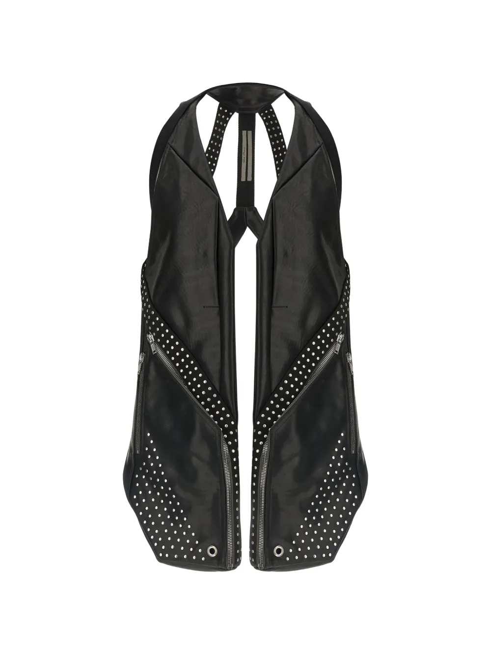 Rick Owens Men Temple Leather Vest RICK OWENS