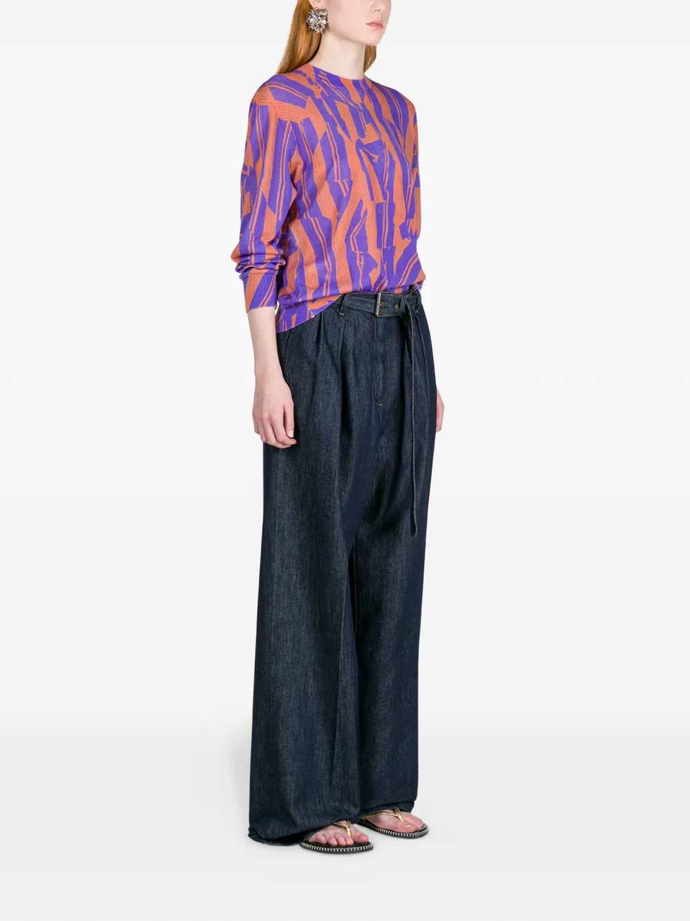Dries Van Noten Women Belted Jeans DRIES VAN NOTEN