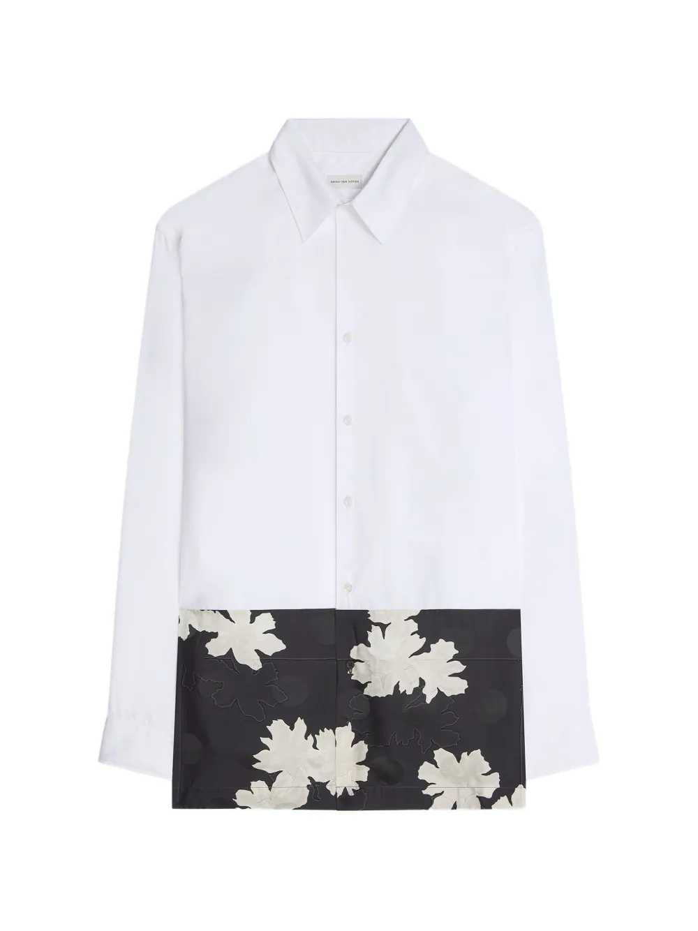 Dries Van Noten Men Shirt With Floral Detail DRIES VAN NOTEN