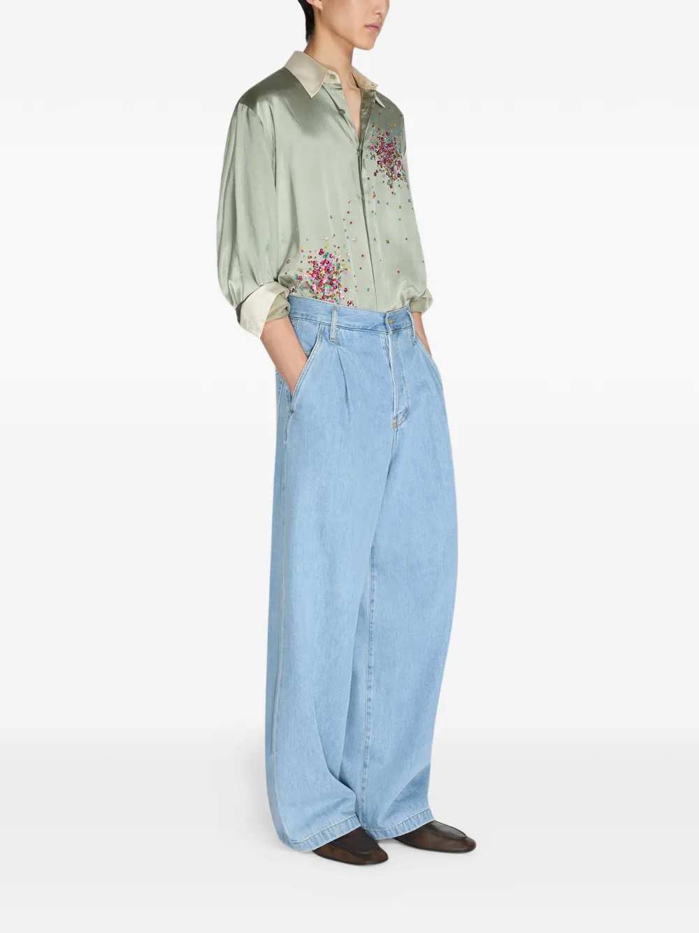 Dries Van Noten Men Pleated Jeans DRIES VAN NOTEN