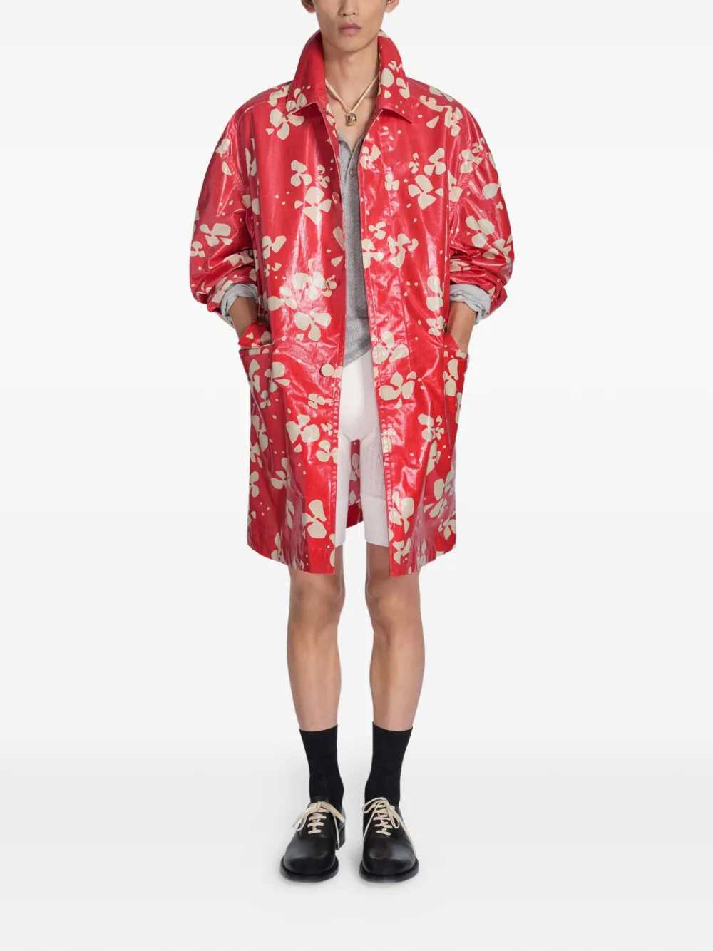 Dries Van Noten Men Printed Coat DRIES VAN NOTEN