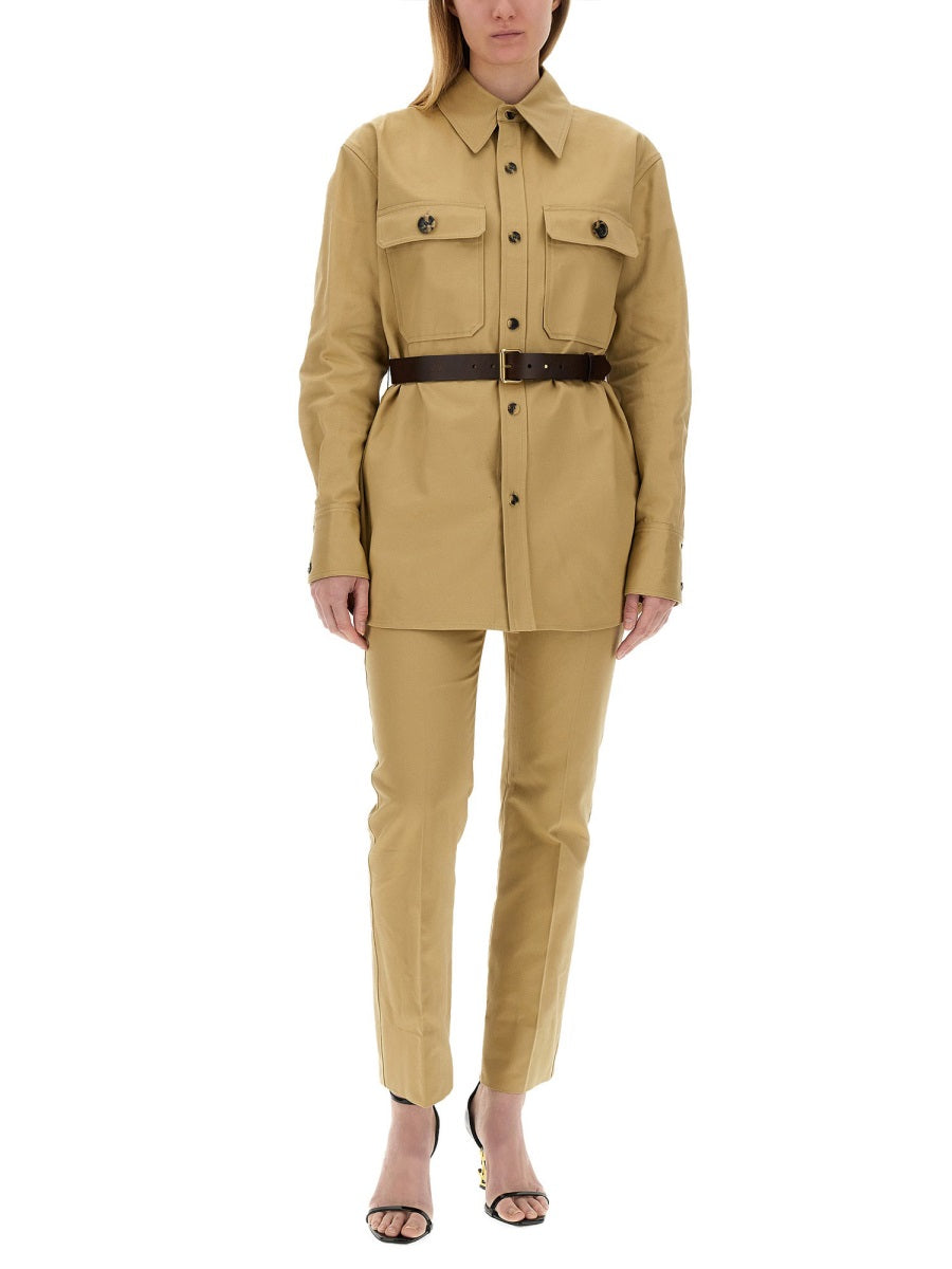 Saint Laurent Women Drill Pants SAINT LAURENT