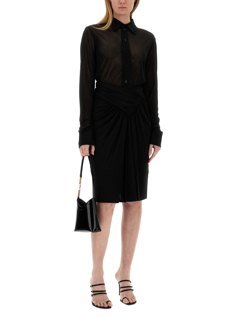 Saint Laurent Women Jersey Shirt SAINT LAURENT