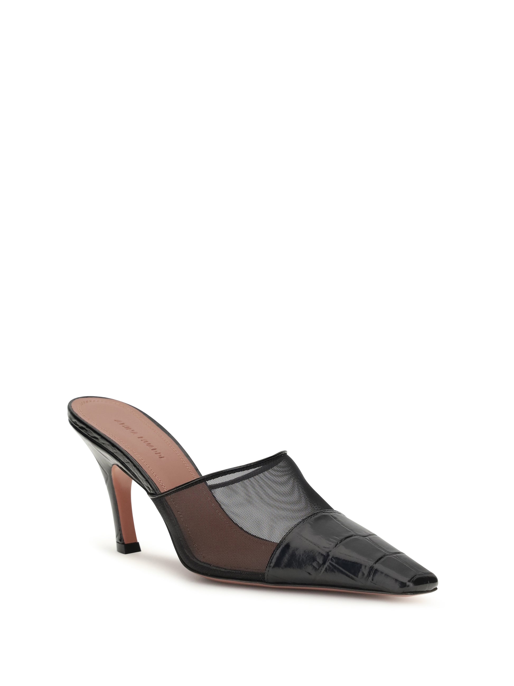 Amina Muaddi Women Jamie Mesh Mules AMINA MUADDI