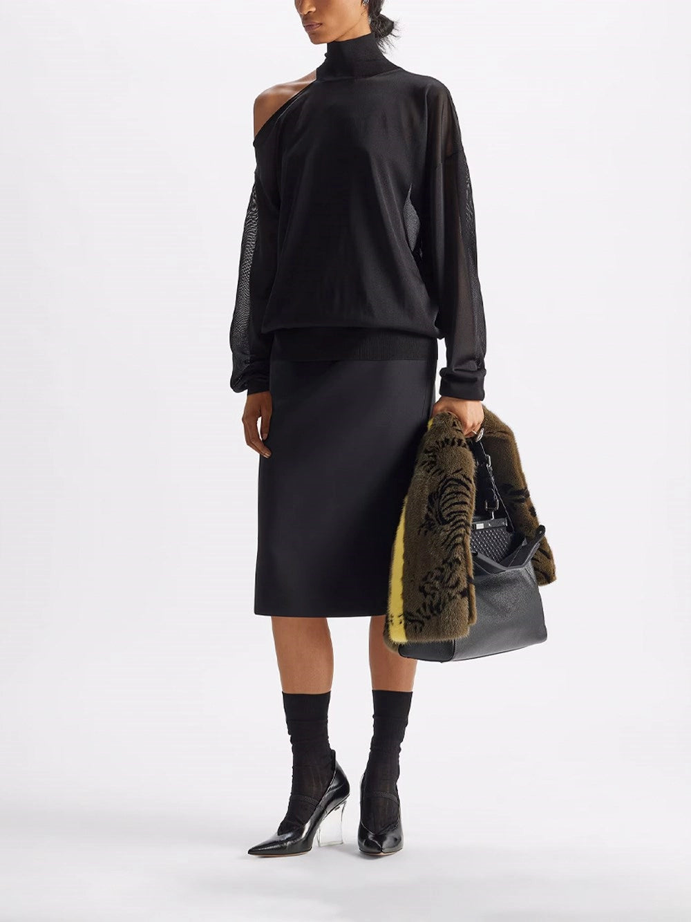 Fendi Women Organza Pull Sweater FENDI