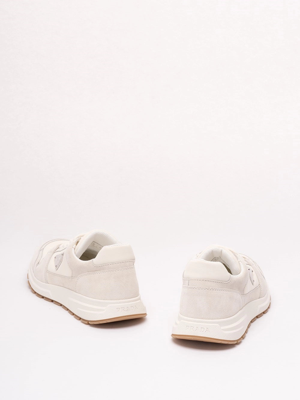 Prada Men Suede And Fabric Sneakers PRADA