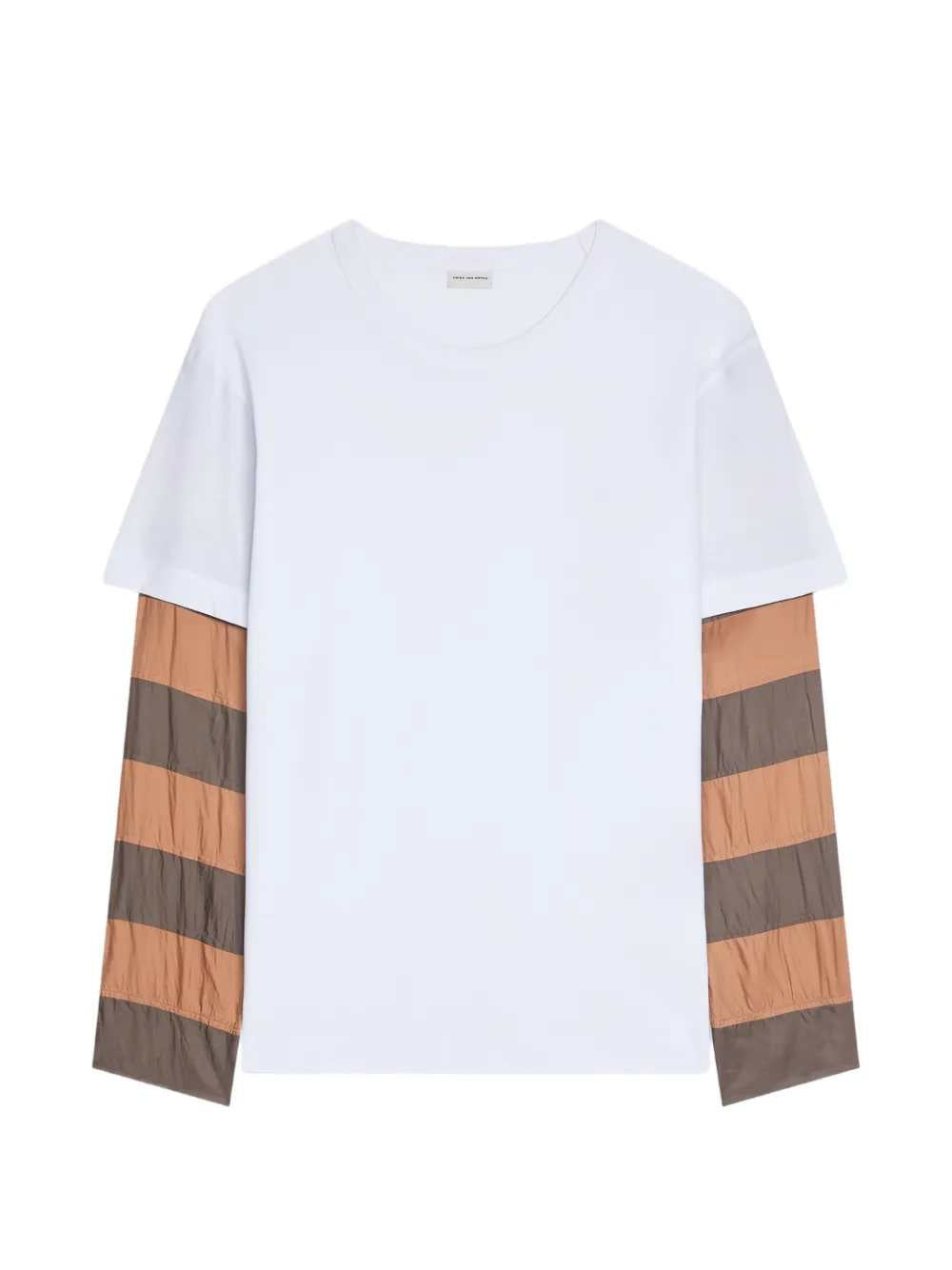 Dries Van Noten Men T-Shirt With Contrasting Sleeves DRIES VAN NOTEN