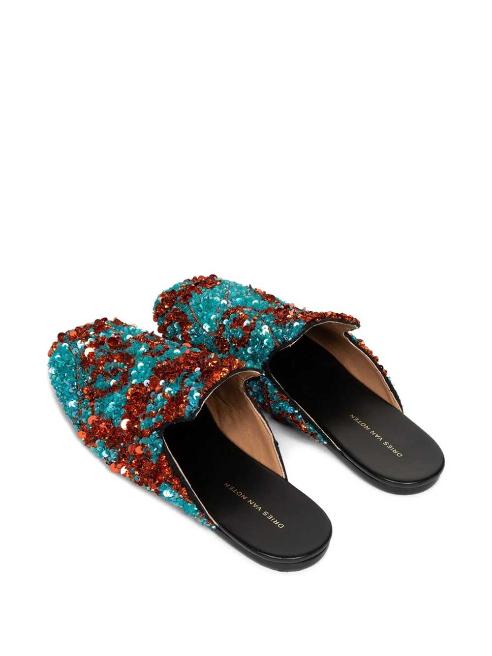 Dries Van Noten Men Sequined Slippers DRIES VAN NOTEN
