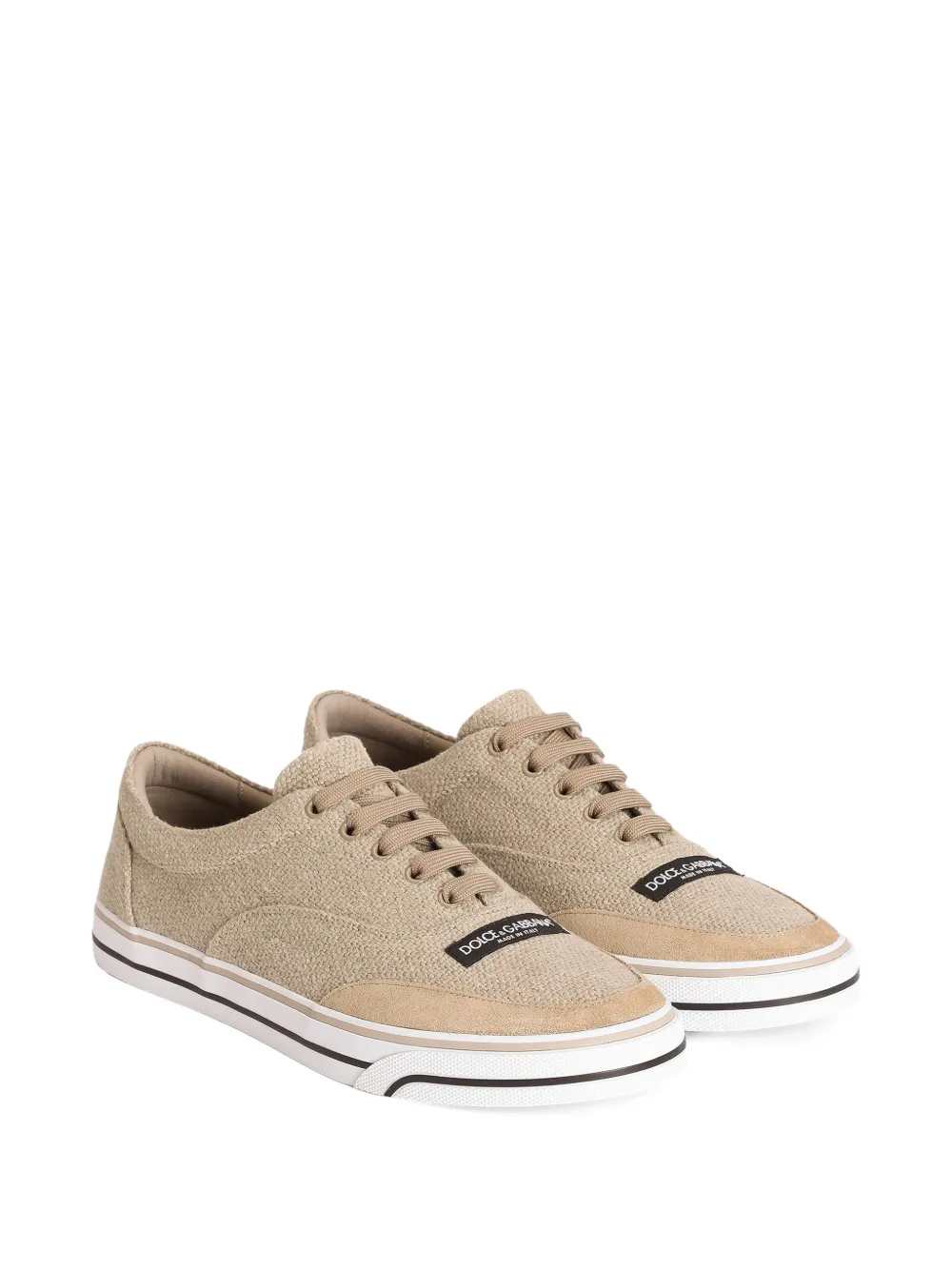 Dolce & Gabbana Men Dg Sailing Linen Sneakers DOLCE & GABBANA