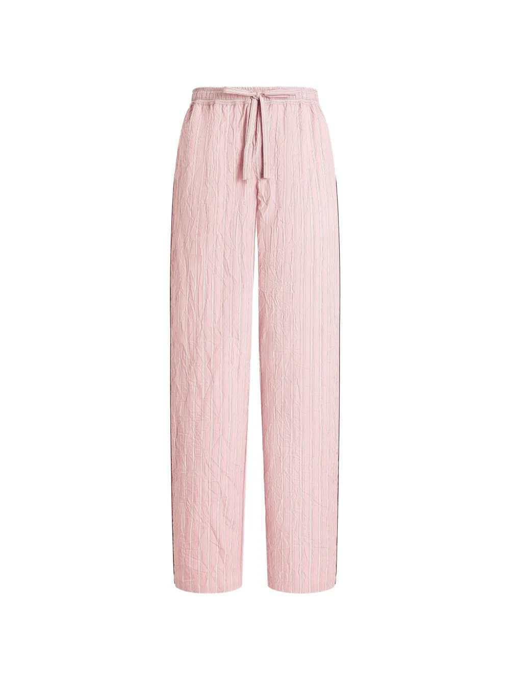 Dolce & Gabbana Men Striped Trousers With A Wrinkled Effect DOLCE & GABBANA