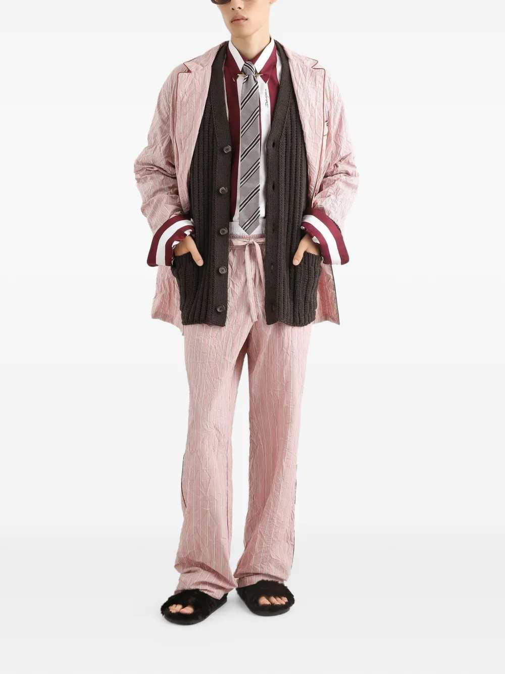 Dolce & Gabbana Men Striped Dressing Gown DOLCE & GABBANA