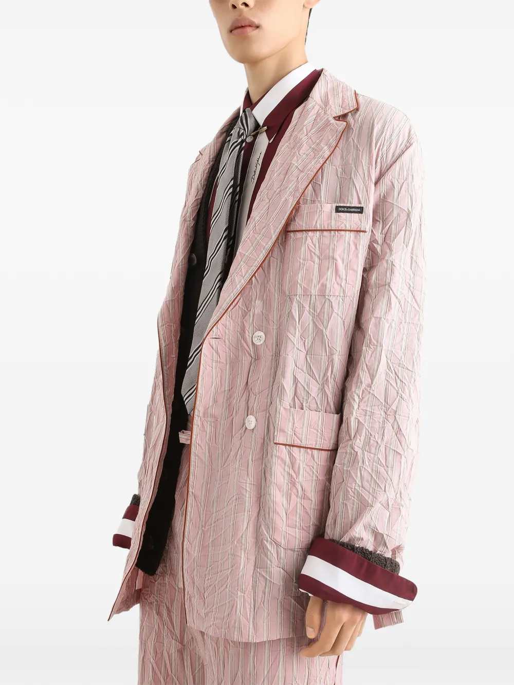 Dolce & Gabbana Men Striped Dressing Gown DOLCE & GABBANA