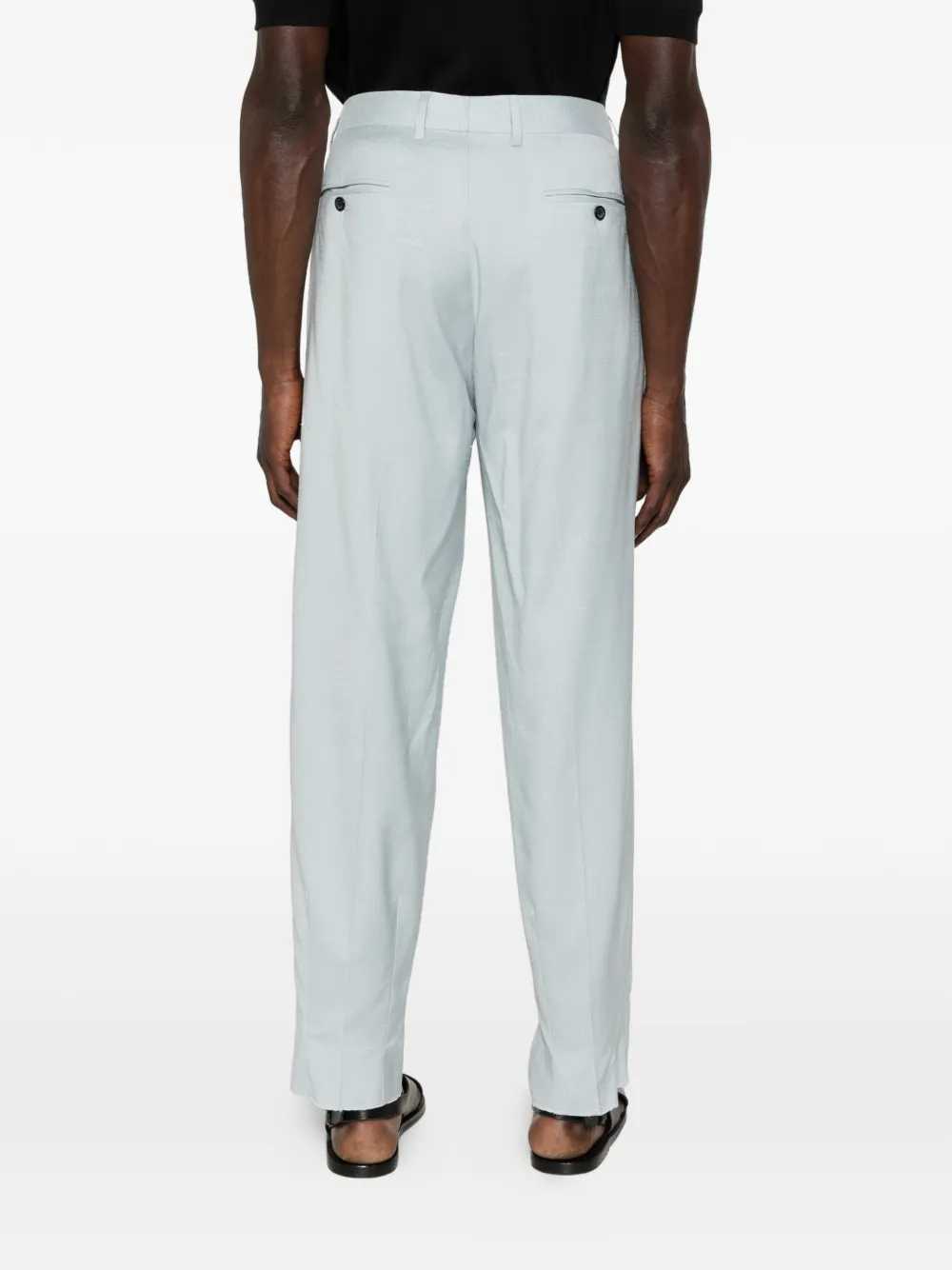 Dolce & Gabbana Men Shantung Viscose Trousers DOLCE & GABBANA