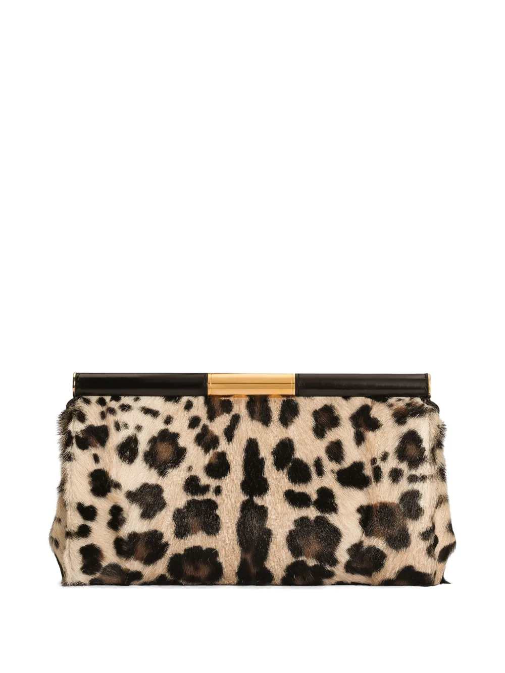 Dolce & Gabbana Women Marlene Leopard Print Goatskin Shoulder Bag DOLCE & GABBANA