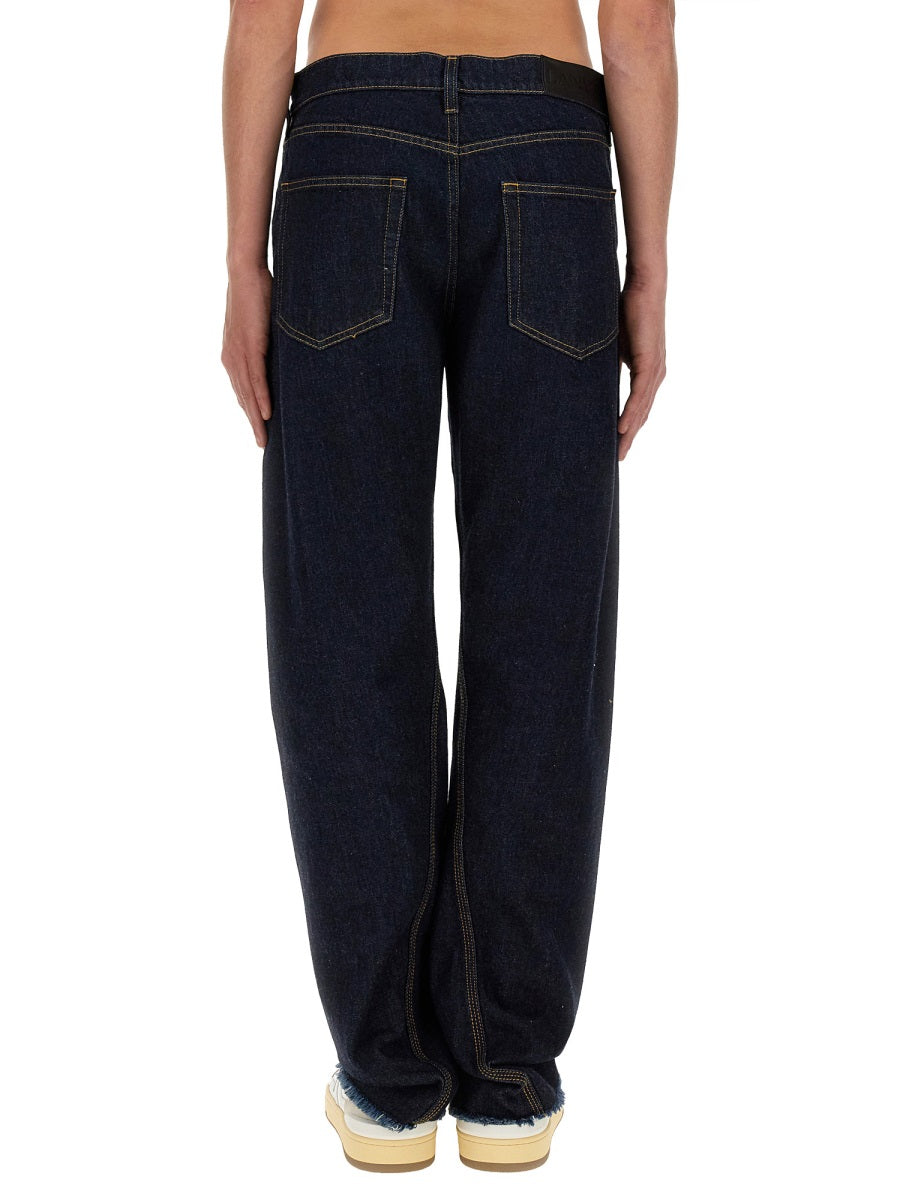 Lanvin Men Twisted Jeans LANVIN