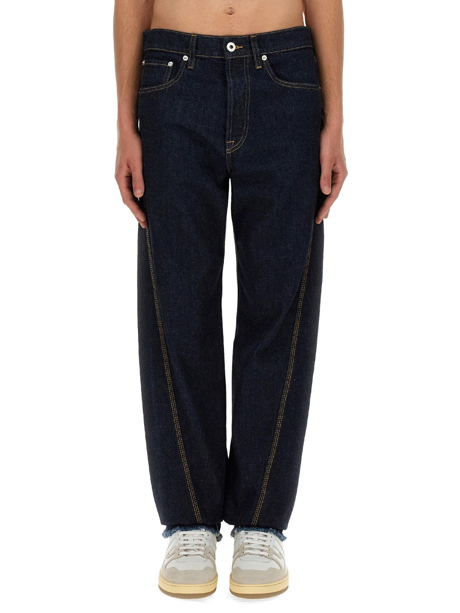 Lanvin Men Twisted Jeans LANVIN