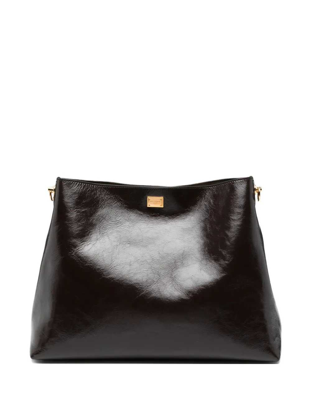 Dolce & Gabbana Women Shoulder Bag With Logo Plaque DOLCE & GABBANA
