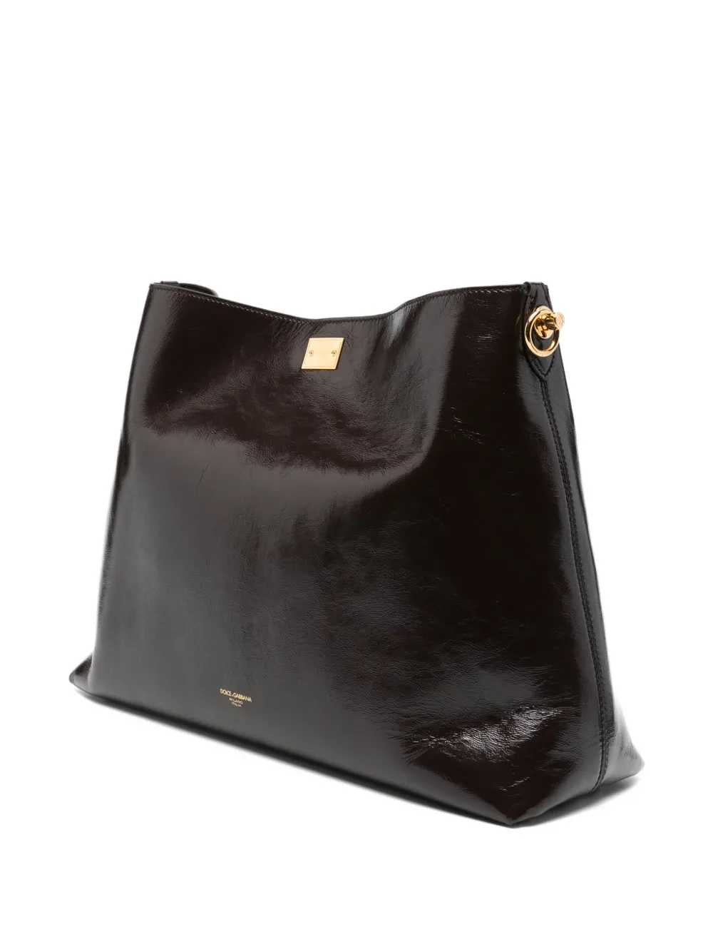 Dolce & Gabbana Women Shoulder Bag With Logo Plaque DOLCE & GABBANA